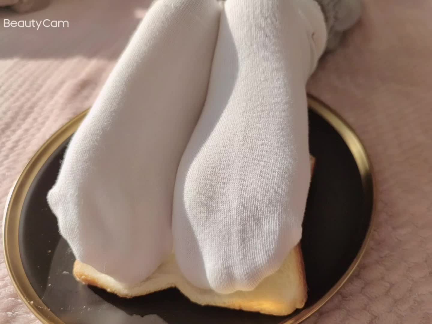 [白袜 脚底 玉足汉堡]