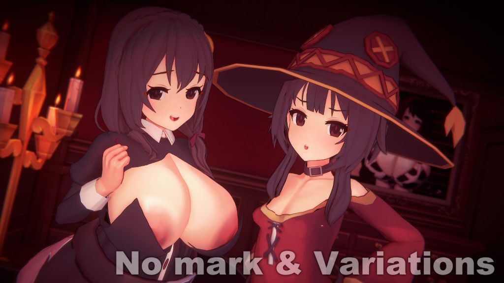 [Mokusheep] Megumin x Yunyun – Sex Friend