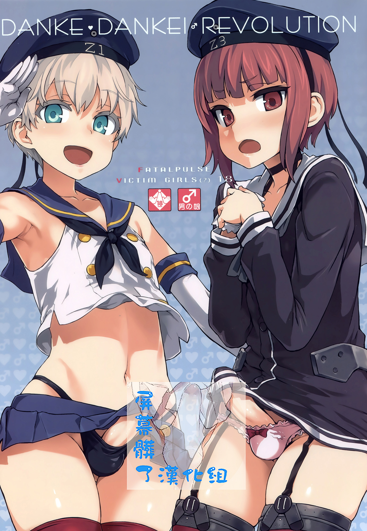 [Fatalpulse (朝凪)] ダンケ男系レボリューション (艦隊これくしょん -艦これ-) [中国翻訳]