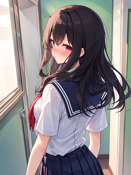 「日轻」后宫才能幸福 #1第一章：在电车上用青梅的屁股，射在陌生少女的手里了