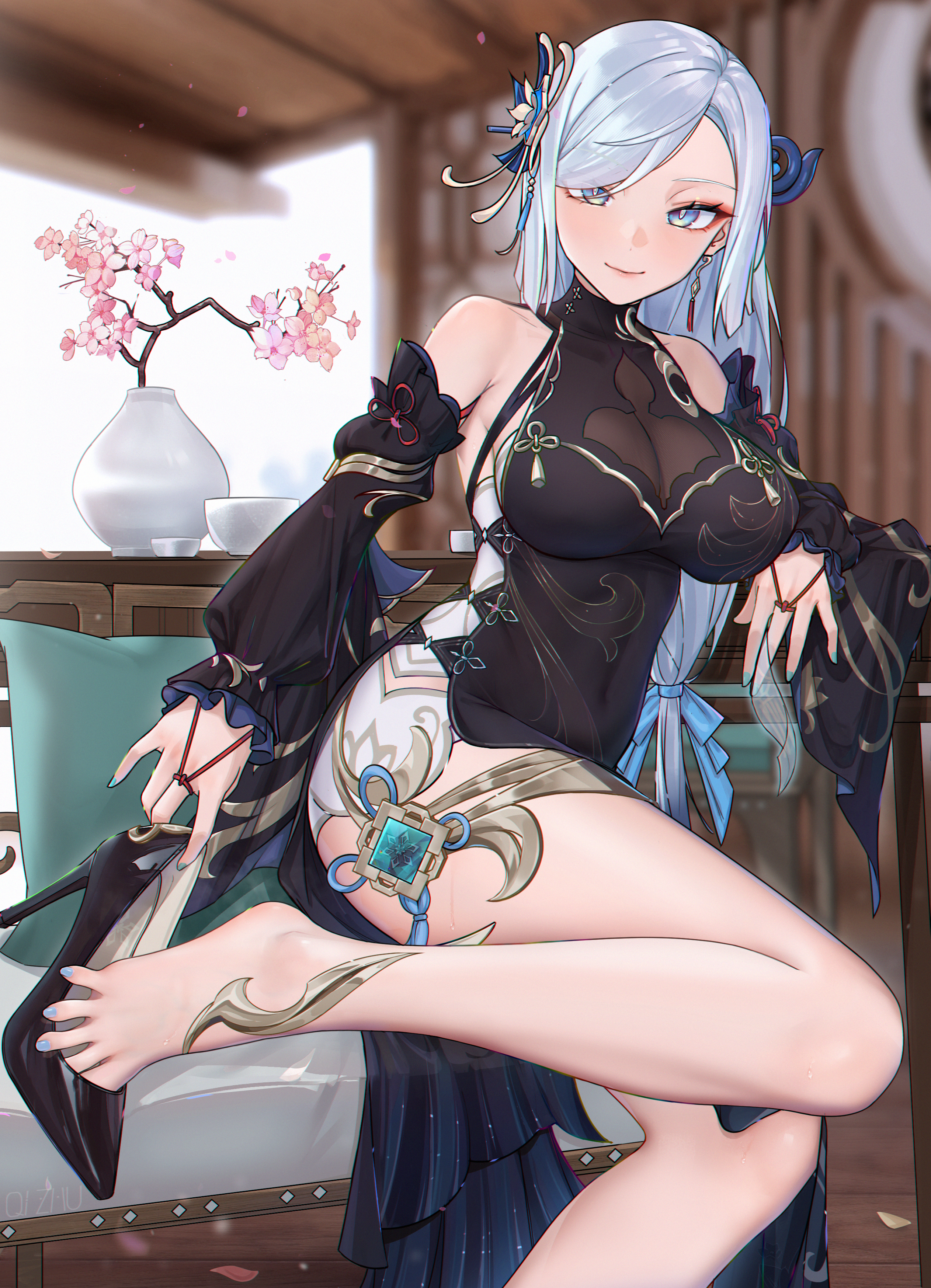 pixiv  qizhu 合集  最新收录于2025年4月5日